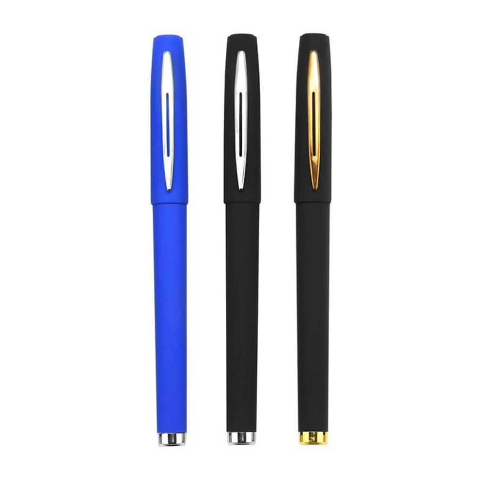 قلم جل بطرف رصاصة 0.5 مم للحبر سريع الجفاف يمنع التلطخ. توقيع المستندات المهمة #5