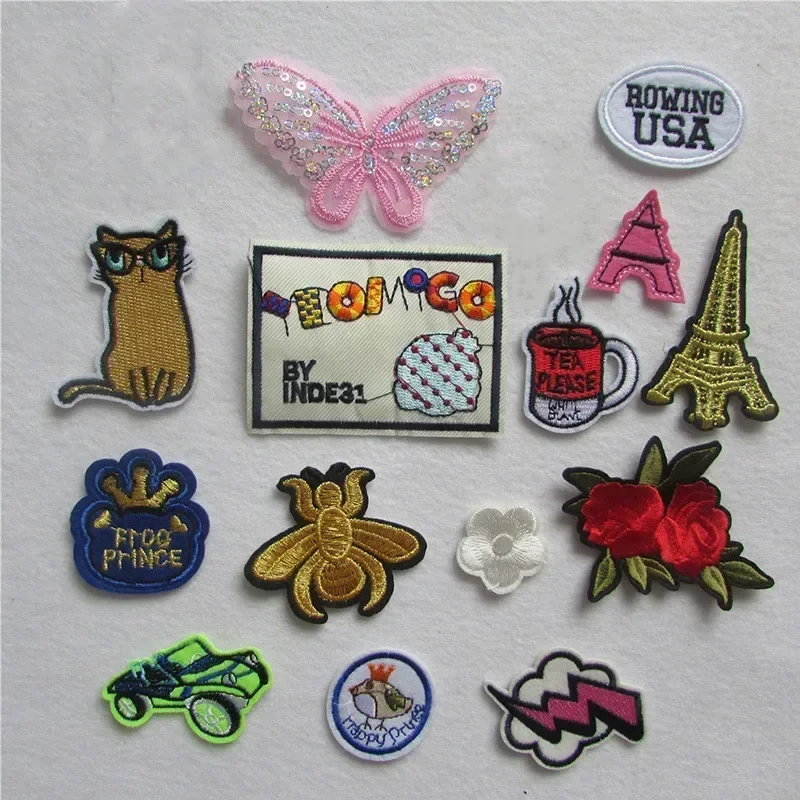 new arrive cartoon horse patterned hot melt adhesive applique embroidery patches stripes DIY costume Patches C5492-C5509