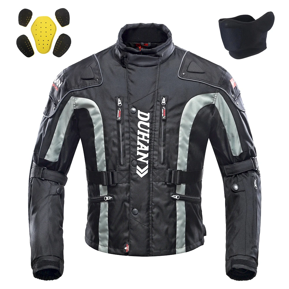 

Waterproof And Windproof Motorcycle Jacket Anti Fall And Anti-collision Motorcycle Jacket Winter Warm Reflective Knight Jacket