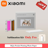 Xiaomi Pocket Printer Pro Paper Sublimation Kit Standard or Self-adhesive Photo Print Sheets 3-inch Mini Pocket Photo Printer