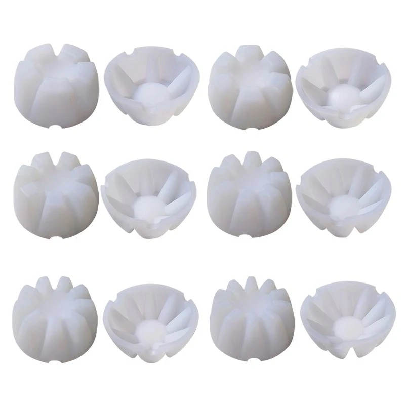 3XUA Silicone Split Cup 2/3/4/5 Chambers Reusable Silicone Pouring Divided Cups for Fluid Art Acrylic Paint Resin DIY Making