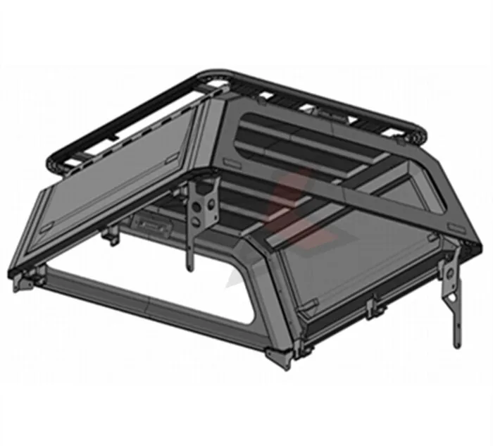 2024 for Ram 1500 Truck Cap Camper Nissan Navara Pickup Truck Camper Shells Ssangyong Musso Hardtop for Pickup Truck Bed