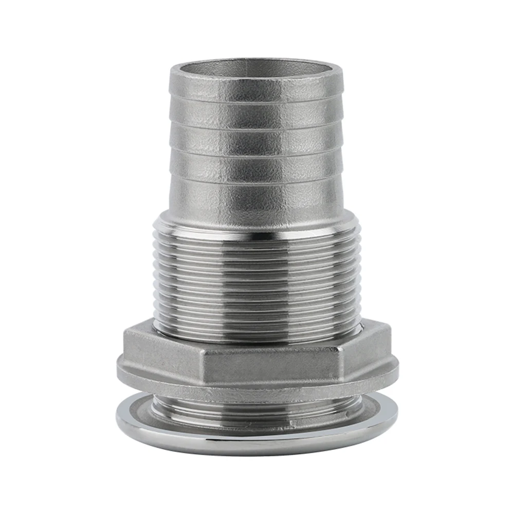 البحرية 316 الفولاذ المقاوم للصدأ من خلال بدن المناسب موصل نصف موضوع منفذ المياه قارب الآسن استنزاف خرطوم المناسب #3