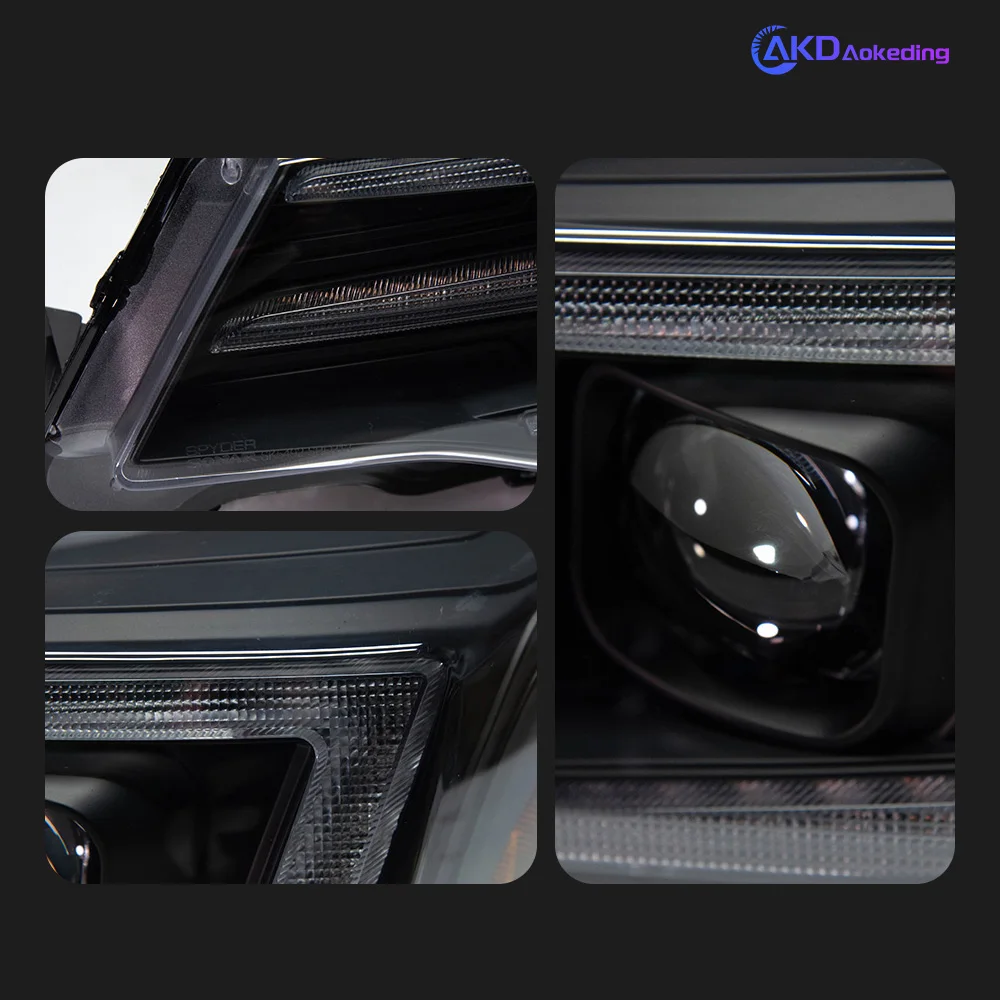 AKD Head Lamp for Subaru Forester LED Headlight 2013-2018 Headlights Forester DRL Turn Signal High Beam Angel Eye Projector
