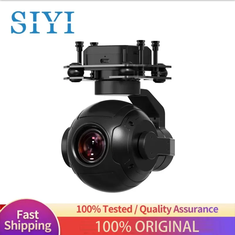 

SIYI ZR10 2K 4MP 30X Hybrid Zoom Gimbal Camera with HDR Starlight Night Vision 3-Axis Stabilizer Lightweight UAV Pod Payload