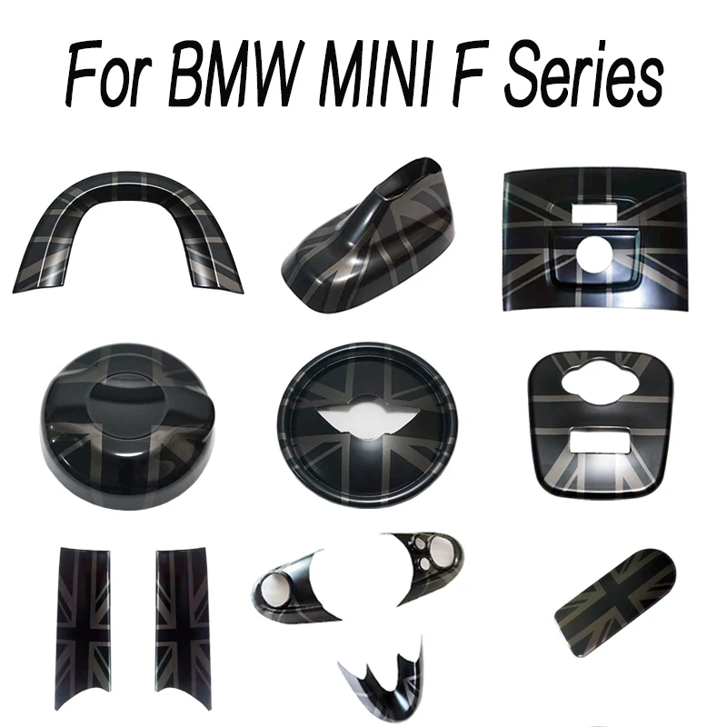 The Black Flag Car Supplies Sticker Protective Shell Decorative Cover For MINI Cooper S JCW F56 F55 F57 F54 F60 Countryman
