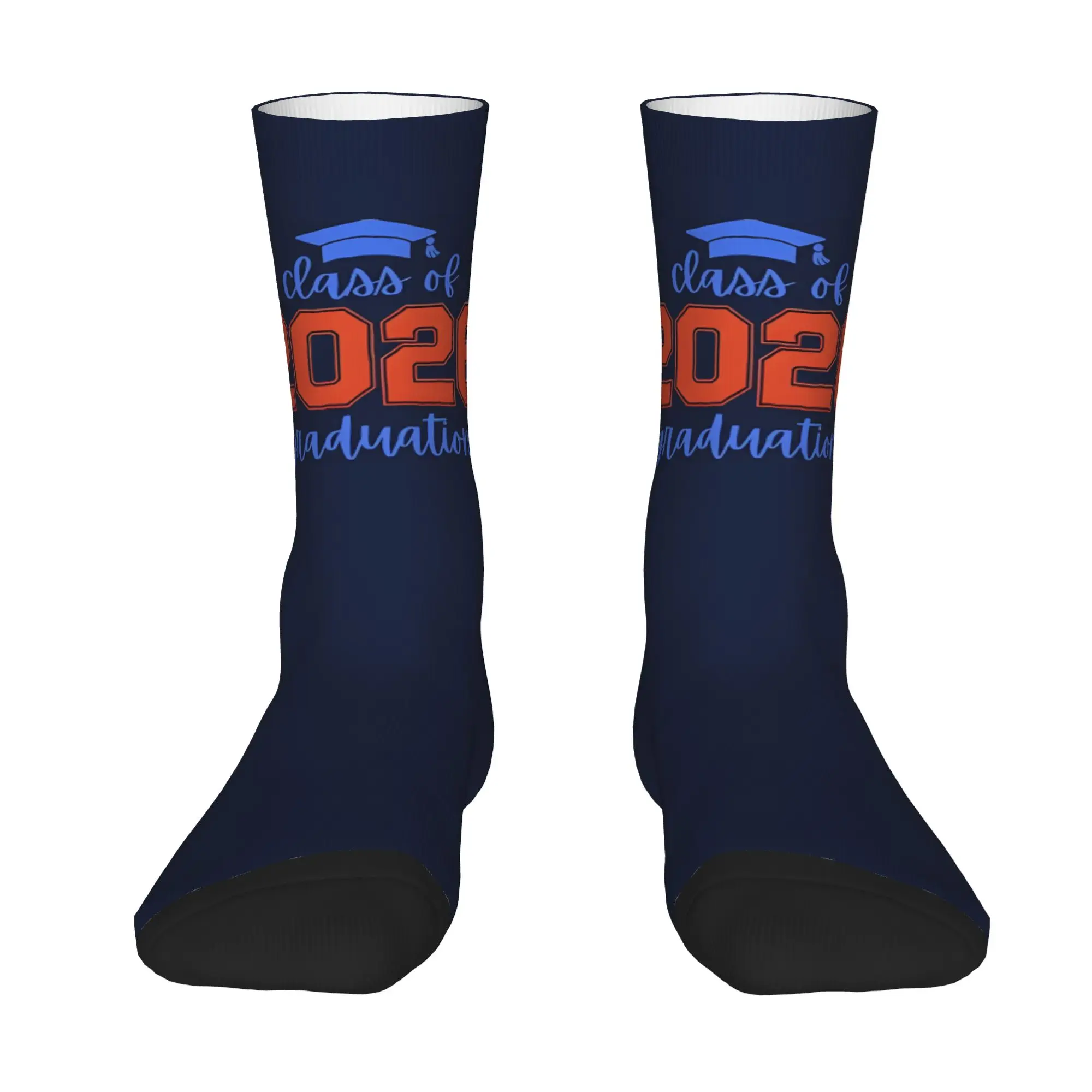 Funny Sock Graduation in 2026 Graduating Class Of 2026   Seniors Rock Quality Pattern Printed Men Crew Socks Casual Men's Socks