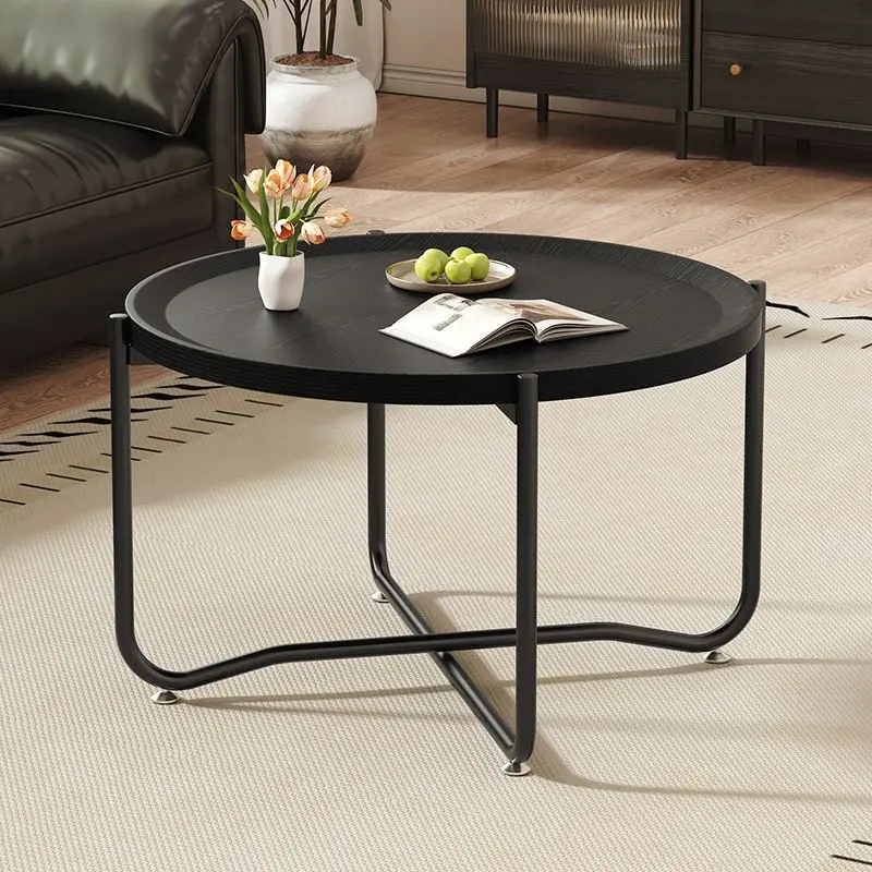 #Simple Living Room Folding Coffee Table Small Apartment Home Balcony Tea Table Outdoor Movable Small Table