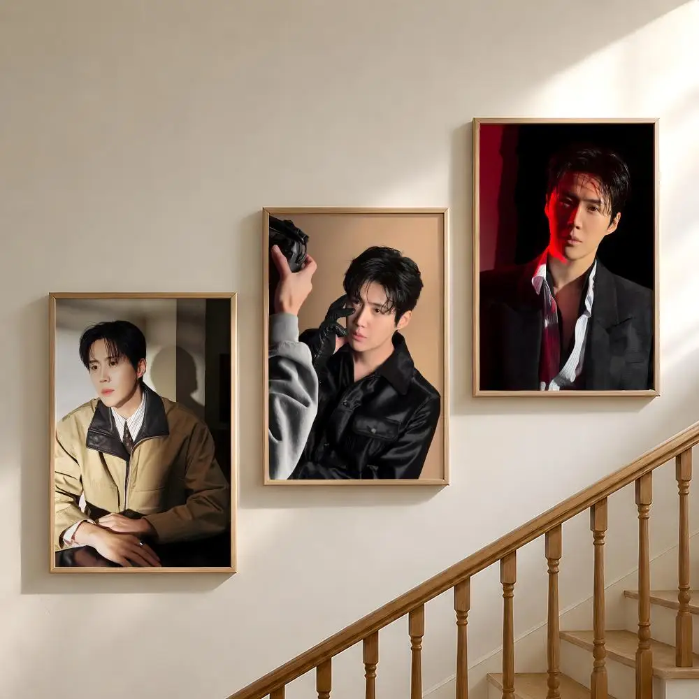 Actor K-Kim S-Seon-ho Hometown Poster Waterproof HD Modern Peel And Stick Wall Decor Bedroom Living Room Dorm Office