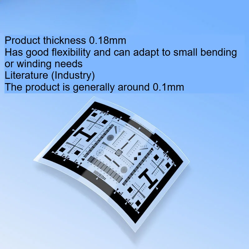 ISO 12233 Resolution Test Chart SFR MTF Clarity Camera Lens Calibration Target for Image Quality Measurement