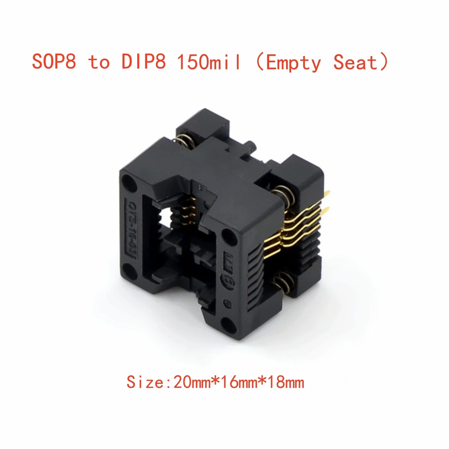 Programmieradapter für IC-Konvertierung und Test, SOP8/14/16/18/20/24/28 auf DIP 150/200/208/300 Mil breit/schmal. – Detail 3