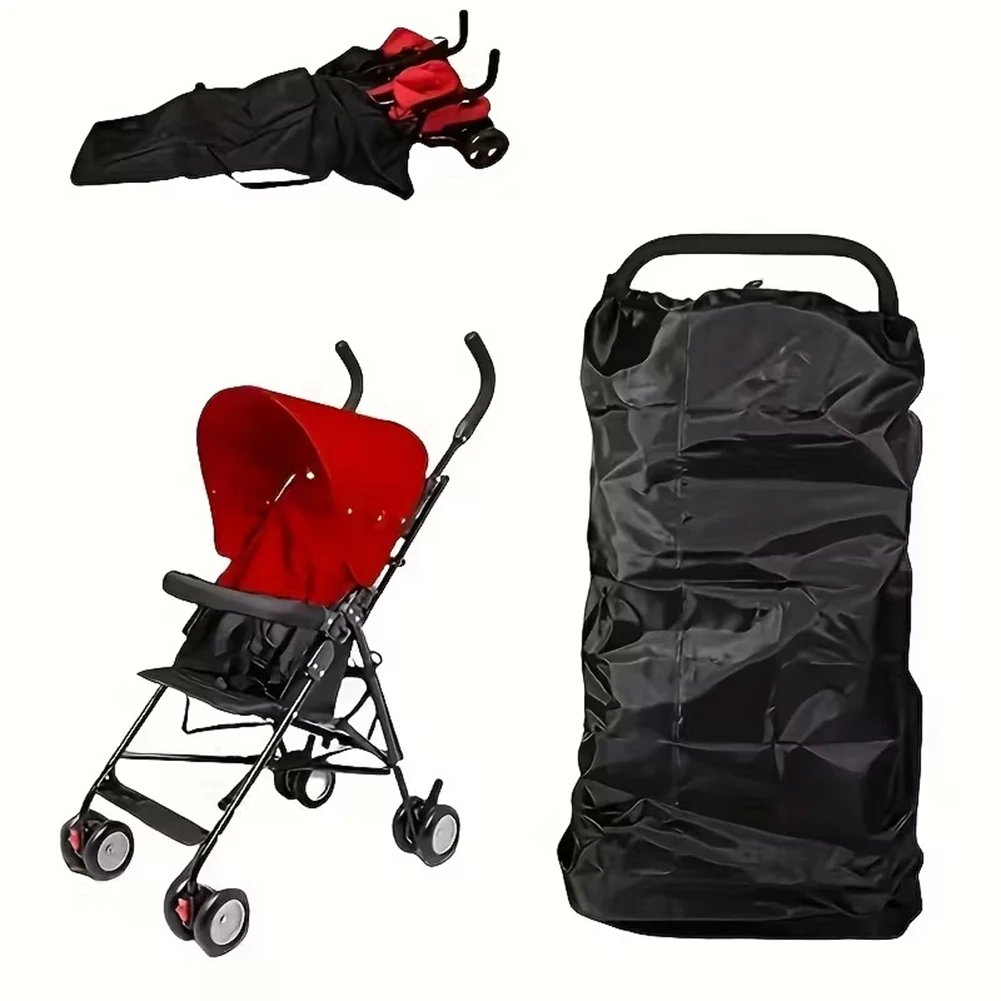 

Waterproof Travel Stroller Bag Large Oxford Fabric Backpack Style Pram Cover with Comfortable Padded Shoulder Straps