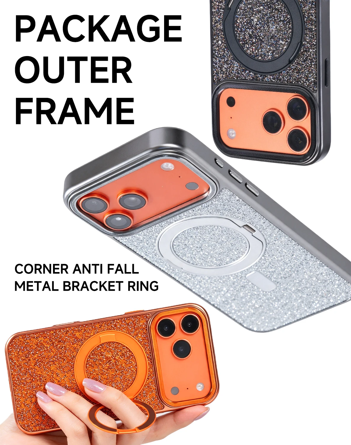 Luxury Glitter Rotatable Magne - Phone Cases That Cover The Camera review and price