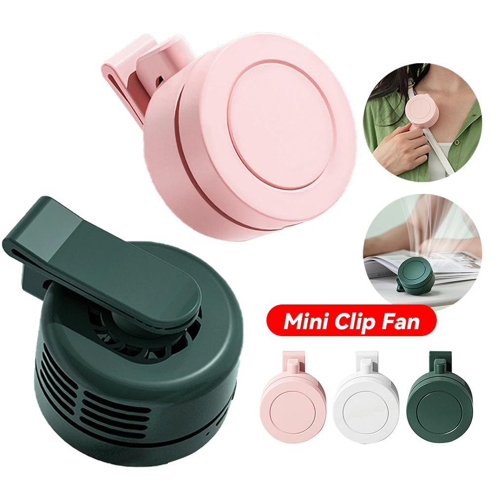 

Портативный перезаряжаемый вентилятор, подвесной зажим, регулируемый 3-скоростной подвесной вентилятор на талии и шею, подходит для уличного дома