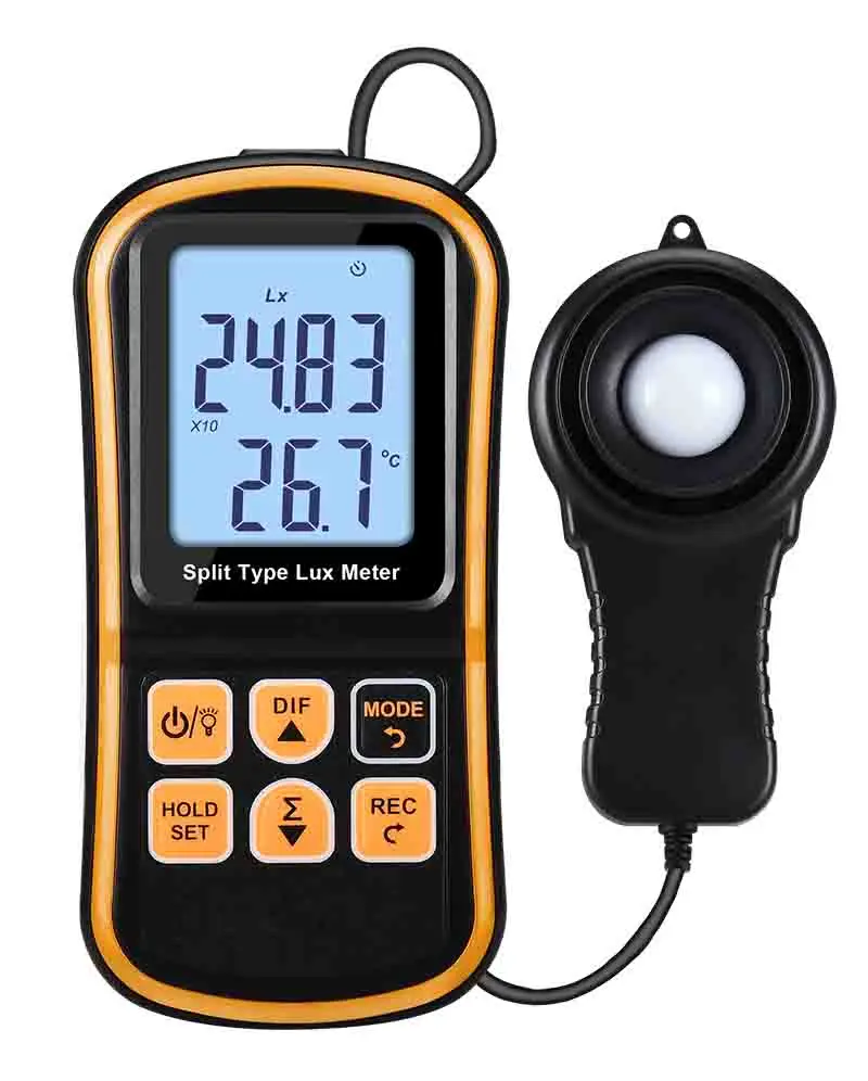 GM1030C Digital Auto Measurement Split Type Lux Meter / Tester