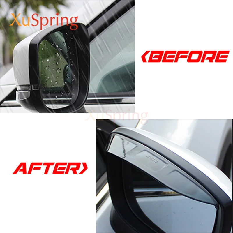 مرآة الرؤية الخلفية للسيارة ، ملجأ حاجب للمطر لمازدا CX5 2017 2018 2019 2020 2021 2022 KF ملتصقات تزيين مقبلات واقية #2