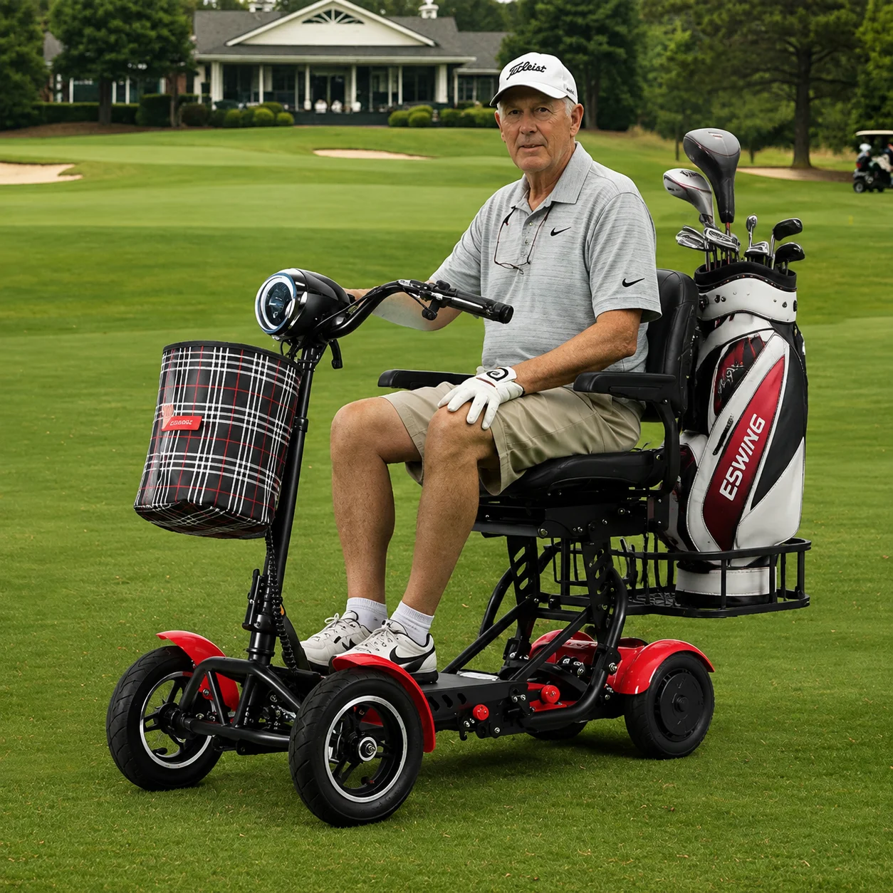 ESWING Factory Direct Electric  Scooter Featuring A Compact Folding Design; An Ideal Mobility Vehicle For Senior ers
