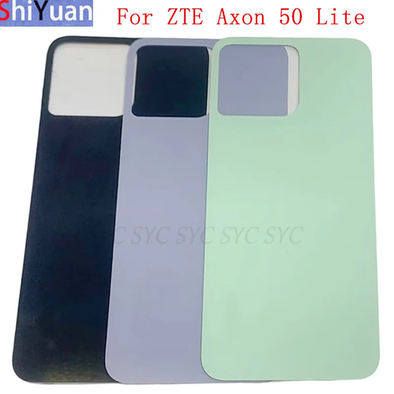 Coperchio batteria custodia porta posteriore custodia per ZTE Axon 50 Lite Cover posteriore con parti di ricambio Logo