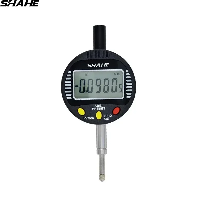 SHAHE 0-10/0-25/0-50 mm 0.001 mm Digital Dial Indicator Digital Dial Electronic Lcd Digital Indicator Precision Tool