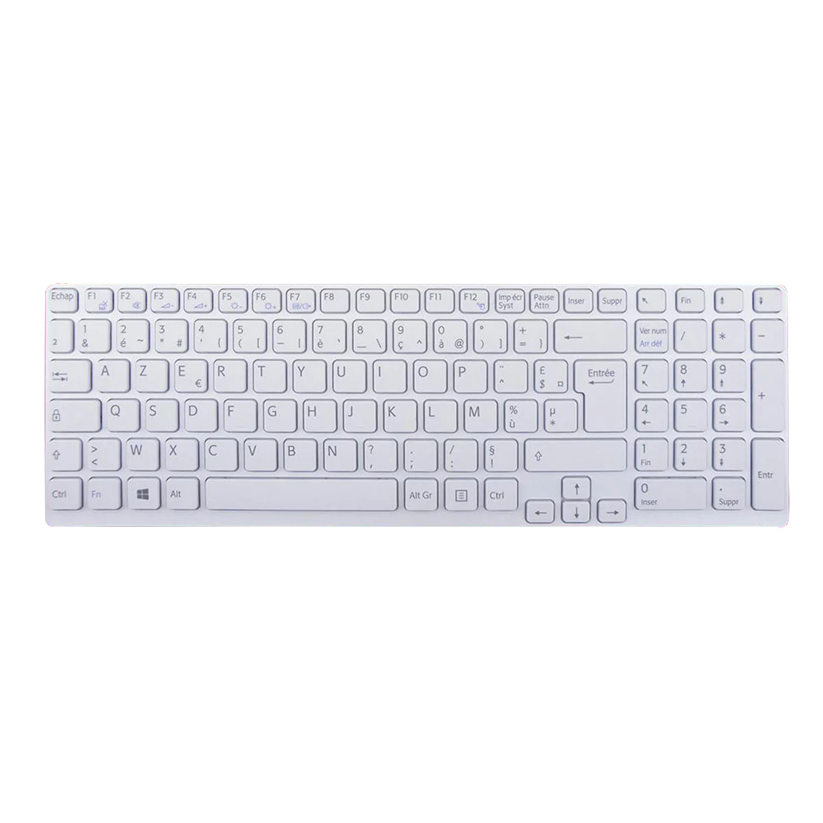 Siakoocty-teclado con marco para ordenador portátil, nuevo accesorio para Lenovo Ideapad B50-50 100 15 100-15ISK-ITH 100-15ibd FR