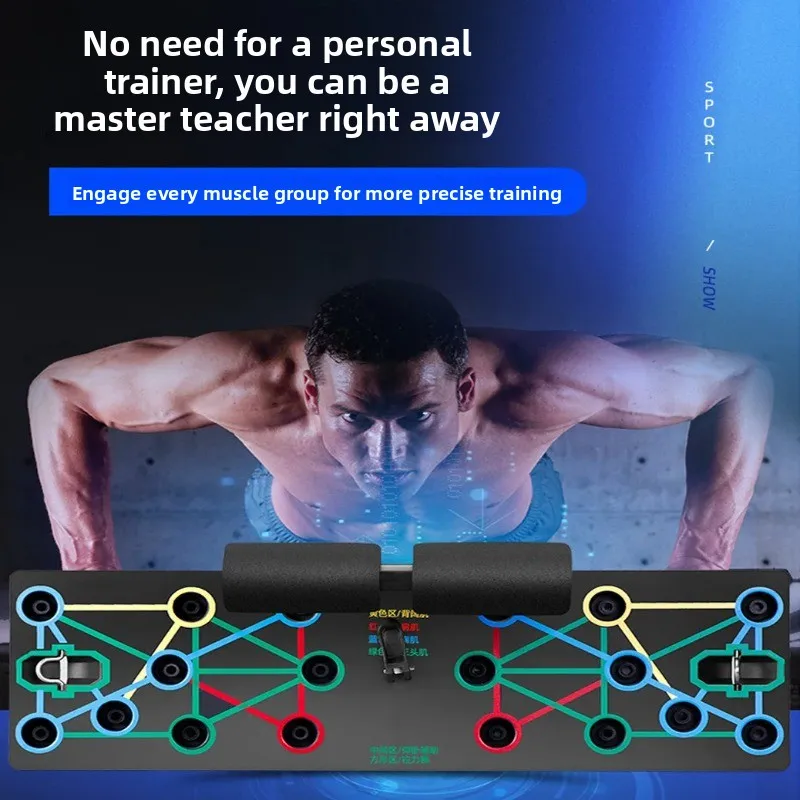 Multifunctional Push‑Up Board Multi‑Angle Auxiliary Fitness Stand for Chest Shoulder Core Muscle Training Workout Exercise Plate