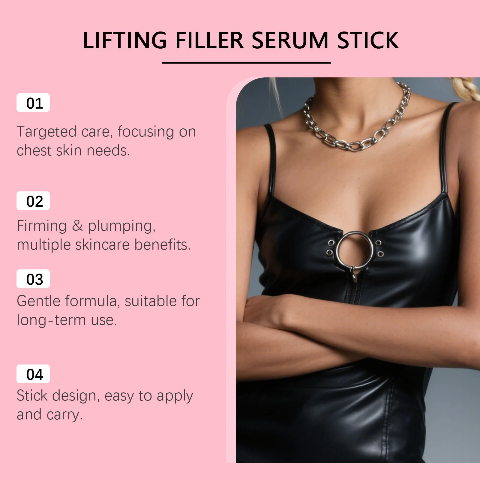 Aanscherping Borstcrème Stick Uitbreiding Verstevigende Groei Vorm Borst Hydraterende Voeden Glans Massage Verbeteren Losse Huidverzorging