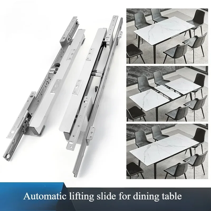 Table Slide Rail Folding Table Pull-out Hardware Accessories Heavy-duty Stretching Multi Functional Telescopic Dining