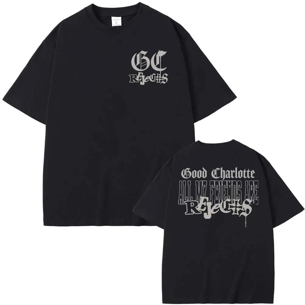 

Good Charlotte T Shirt Graphic Printing Hip Hop Cotton Tee-shirt Short Sleeve Gothic Tshirt Unisex High Quality men/women Tops