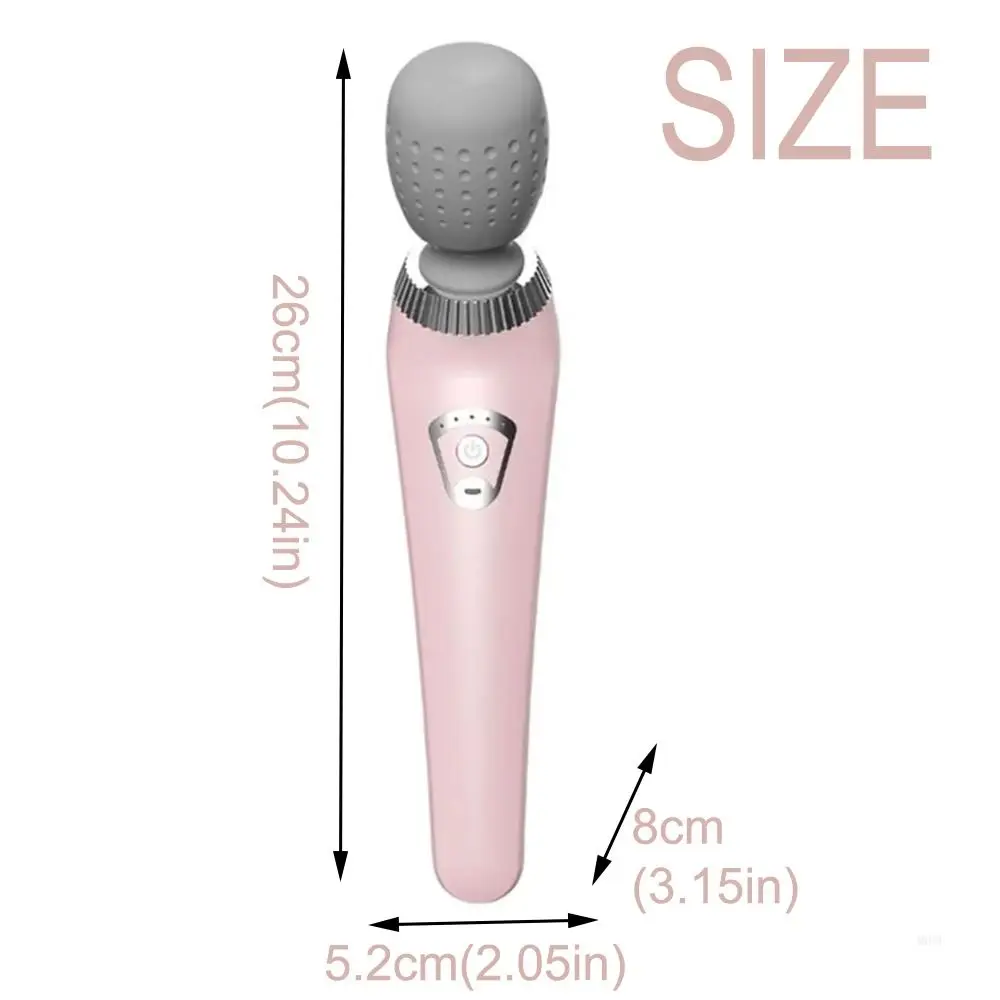 عصا تدليك كهربائية محمولة عالية التردد الاهتزاز USB قابلة للشحن جهاز تدليك محمول 5 سرعات قابل للتعديل المدمجة