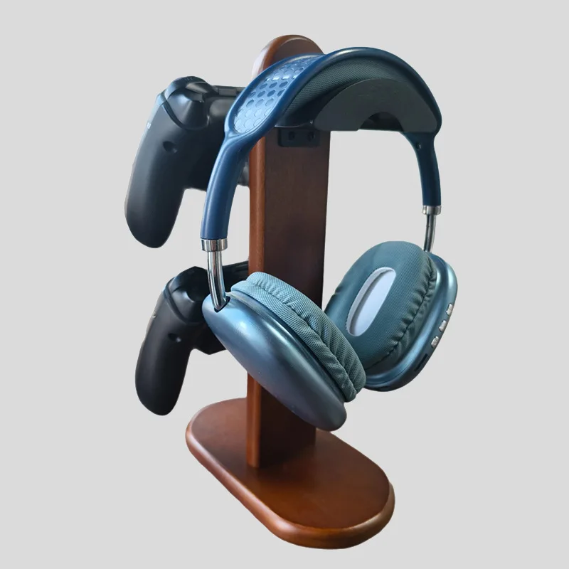 Creatieve Game Handle Stand Hoofdtelefoon Display Rack Massief Houten Walnoot Draagbare Hangende Opslag Gaming Headset Houder