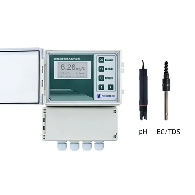 

NOBO Online Multiparameter water quality analyzer for all in one controller for Chemical wastewater monitoring pH EC/TDS meter