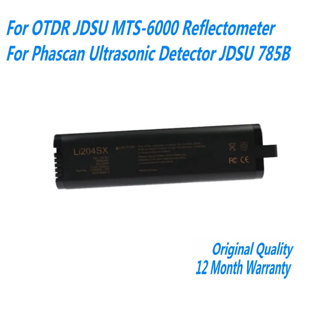 NEW LI204SX Smart Battery For OTDR JDSU MTS-6000 Reflectometer for Phascan Ultrasonic Detector JDSU 785B Spectrum Analyzer