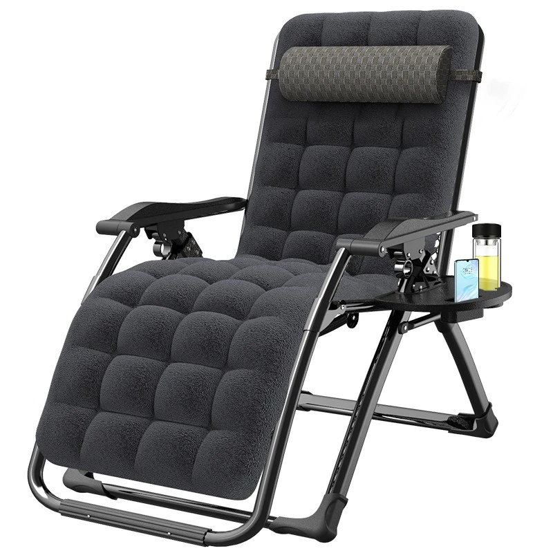 Household foldable chair lazy backrest rotating chair sand