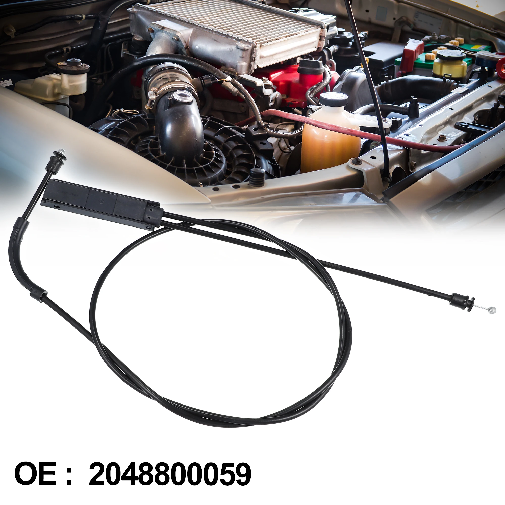 

UXCELL 2058800059 Автомобильный трос освобождения капота для Mercedes Benz C300 C63 C350e W205