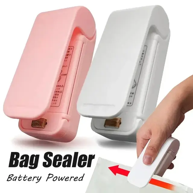 Mini Heat Bag Sealing Machine Package Sealer Bags Thermal Plastic