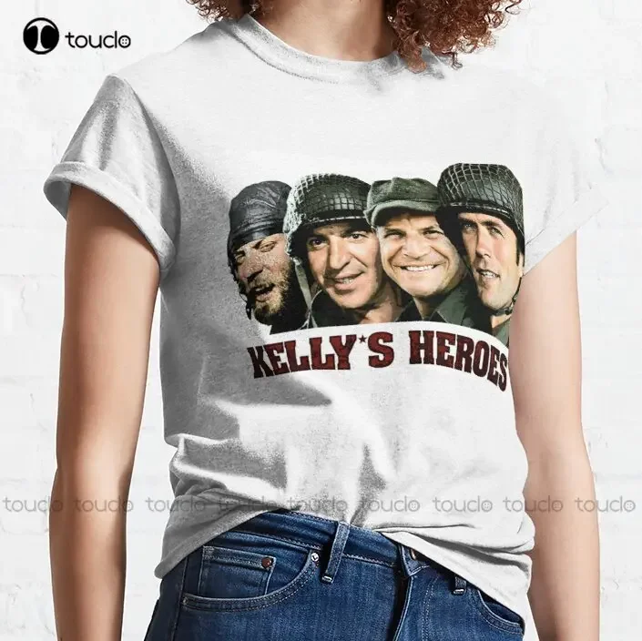 Kelly'S Heroes Classic T-Shirt Clint Eastwood Sexy Shirts Outdoor Simple Vintag Casual T Shirts Funny Art Streetwear Cartoon Tee