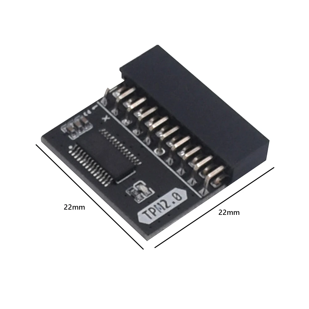 لوحة وحدة أمان مشفرة TPM 2.0 LPC 20 Pin بطاقة اللوحة الرئيسية للوحة الأم ASUS Gigabyte لنظام التشغيل Windows 11