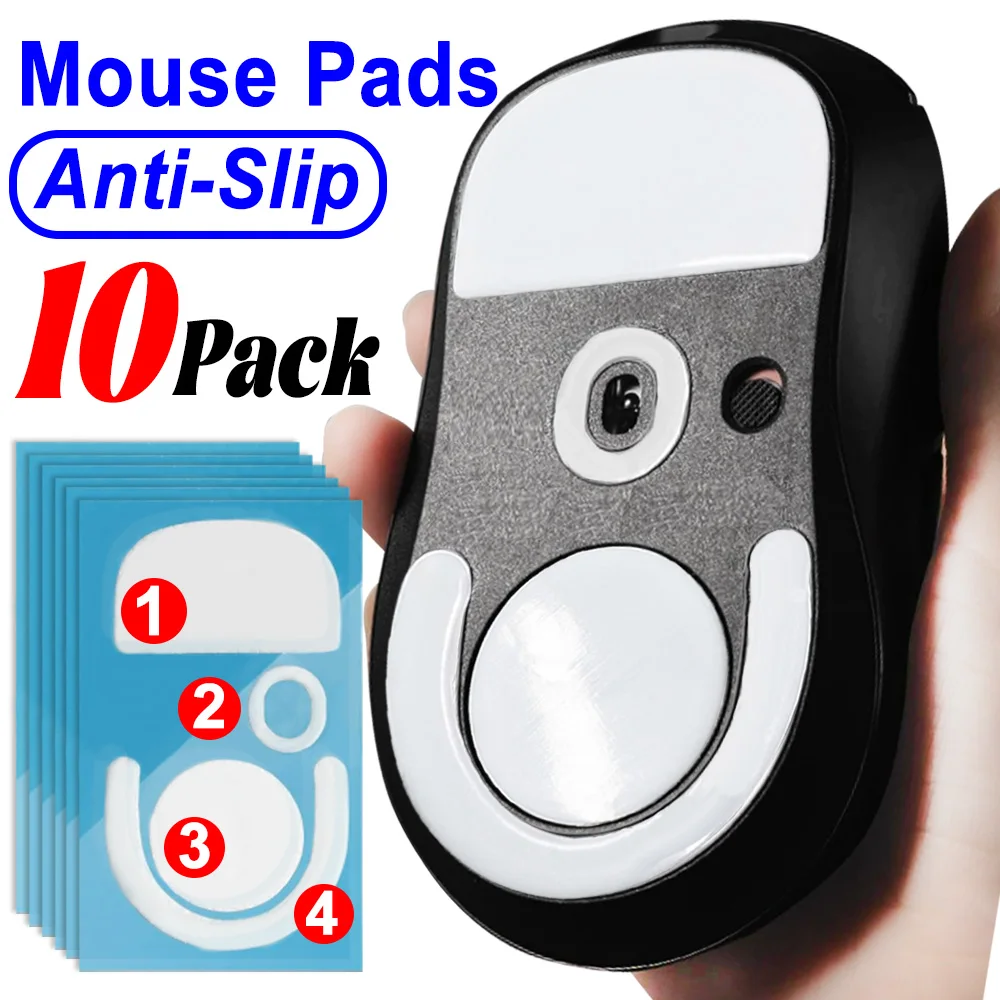 10-1Pcs Anti-Slip Mouse Pads Feet Sticker for GPW GPX GPX2 Mouse Skate Pad for Logitech G PRO X Superlight 2 GPX Wireless GPW