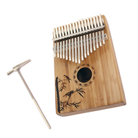 17 Key Kalimba Professional Music Playing Fingers Piano Hand Instrument