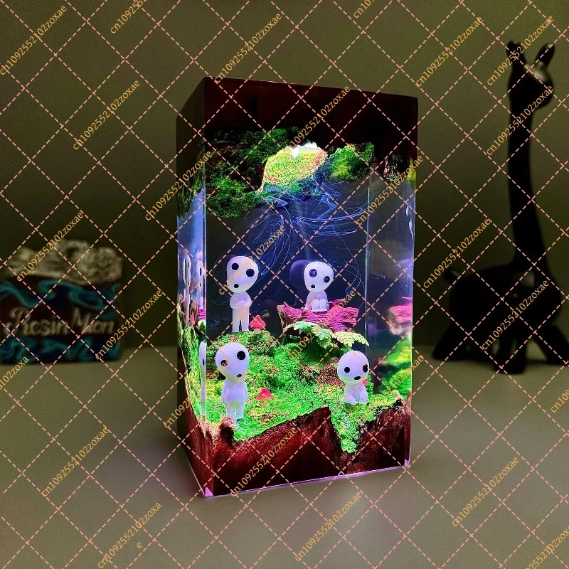 Epoxy resin handicrafts, gifts for children, gifts for family, creative gifts, tabletop ornaments, bedside ornaments