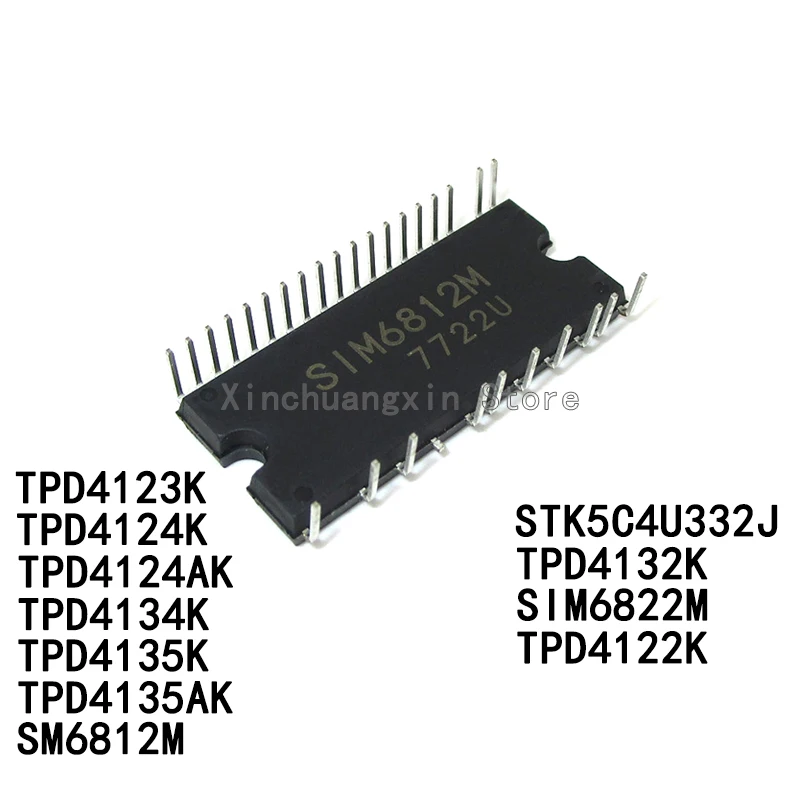 1PCS SIM6812M SIM6822M TPD4123K 4124K AK 4134K TPD4135K 4135AK STK5C4U332J SMA6853M 4132K 4122K DIP Driver Power Management Chip