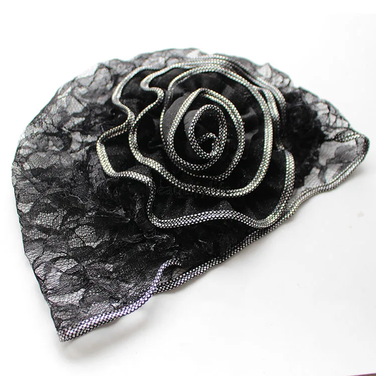 

Spring and Summer Retro Hollow Lace Tam-O'-Shanter Closed Toe Thin Pullover Hat