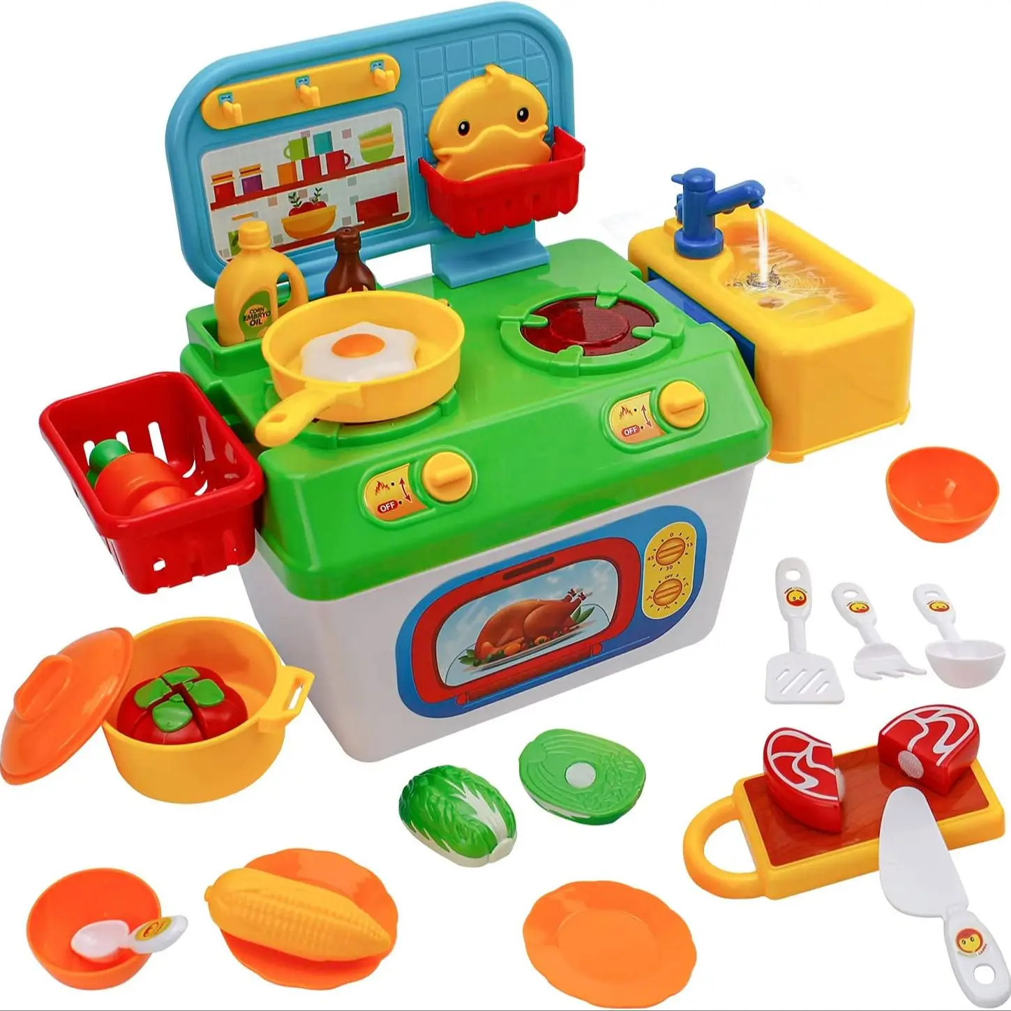 

hildren Kitchen Toys Simulation Kitchen Fruit Food Cookware Pot Pan Kids Pretend Play Kitchen Set Toys For Girls Doll Food