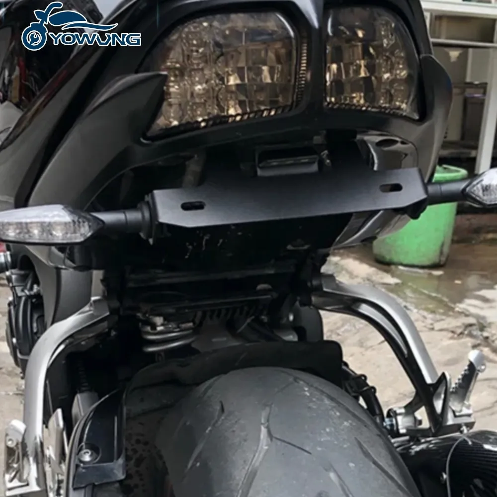 دراجة نارية لوحة ترخيص حامل الذيل دعامة إضاءة مرتب الحاجز مزيل لياماها FZ-1N FZ8N FZ1N FZ1 FZ8 N/S Fazer FZ8-S #3