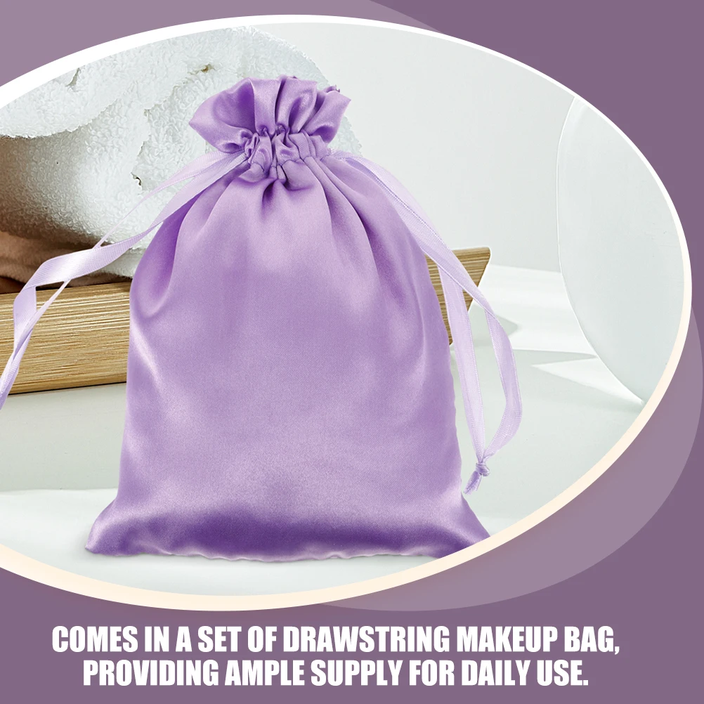 

10 Pcs Small Make up Pouch Toiletry Makeup Bag Travel Drawstring Bags for Women Cosmetics Portable