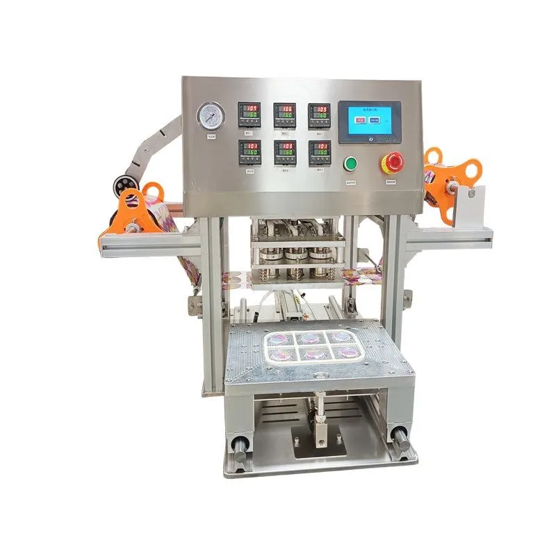 

s plastic can sealing hine, cream can sealing hine, trial small jar laminating hine, professional customization