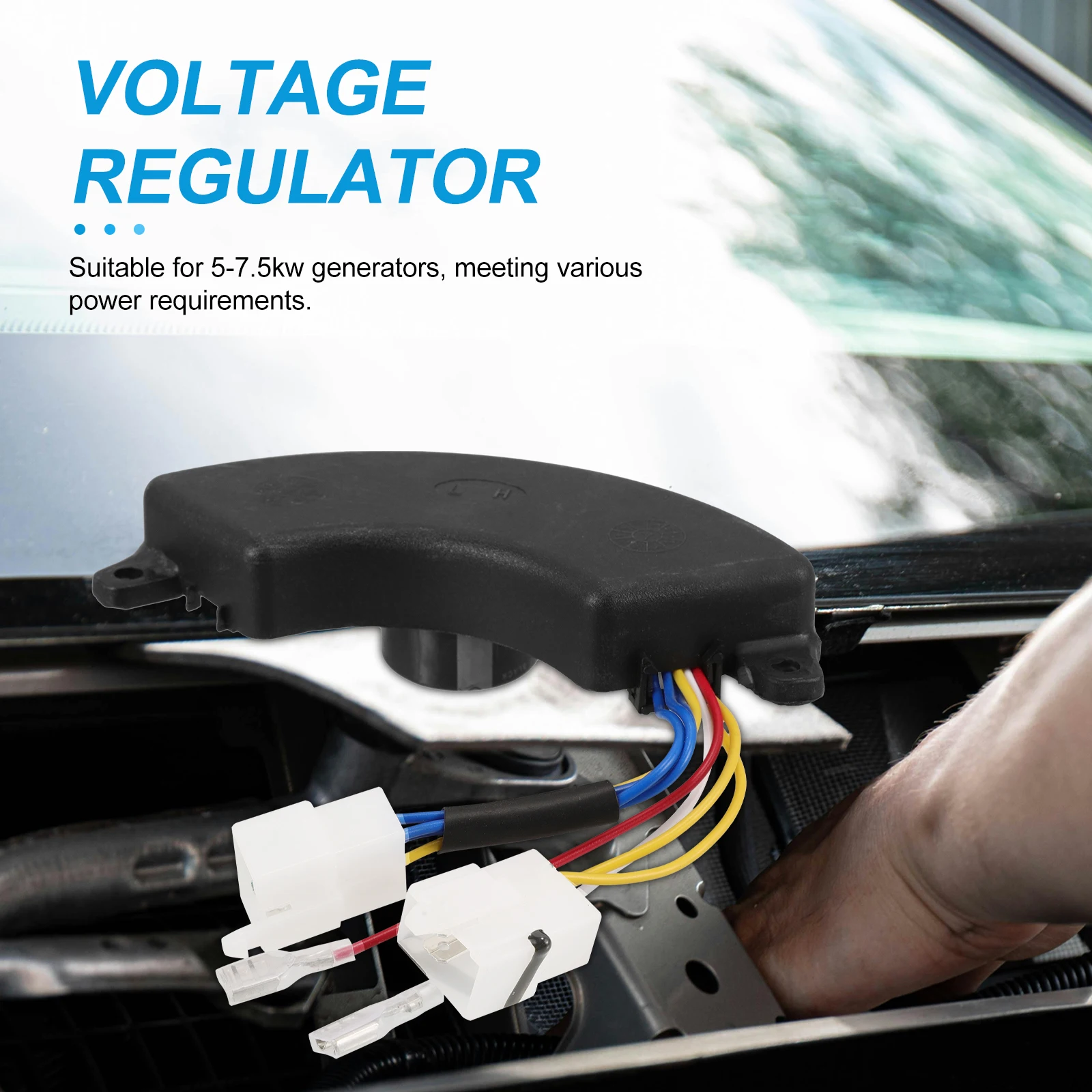 

8KW Voltage Regulator for Generator Automatic AVR Plastic Replacement Ensures Stable Output Protects Equipment Efficient