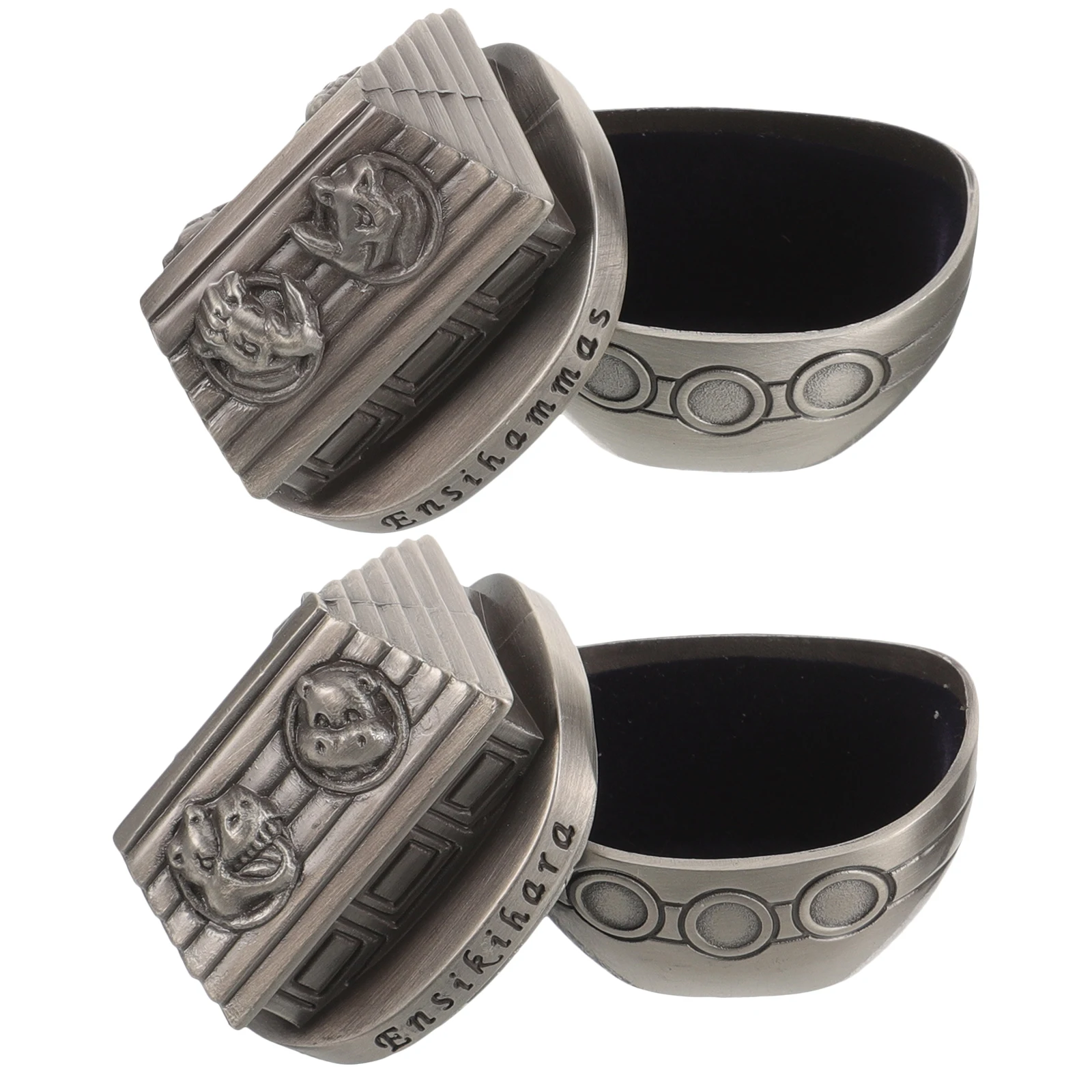 

2 Pcs First Tooth Box Wooden Keepsake Curl Keepsake Box Container Hair Storage Organizer Child