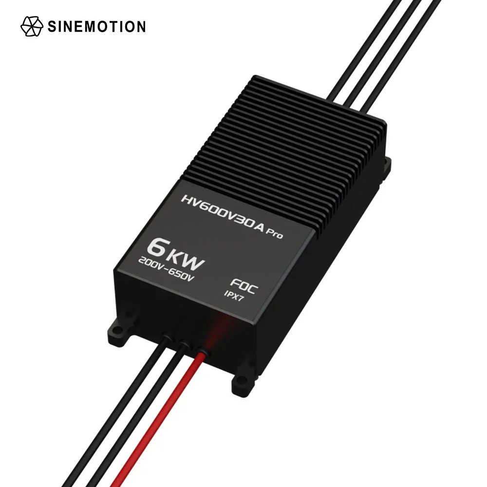 HV600V200A 600V 200A Dr-one de alta corriente ESC 60KW 200V-650V clasificación de voltaje ESC sin escobillas 200KG ESC con BEC para Evtol
