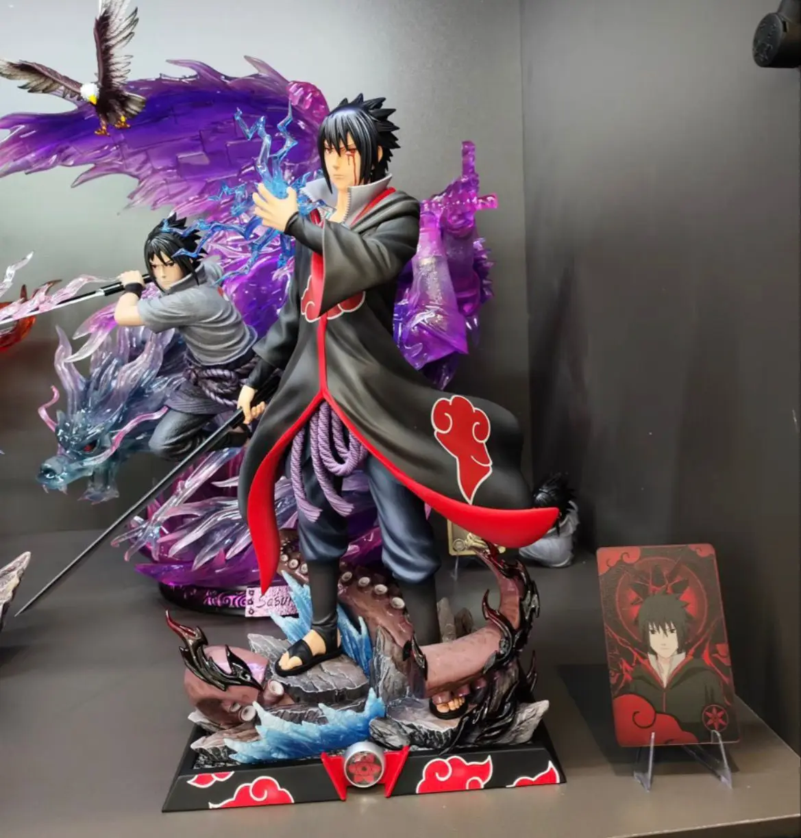 

В наличии Akatsuki Studio Naruto Sasuke Hawk Limited Edition Фигурка Модель